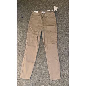 OAT New York‎ Women's High-Rise Skinny Ankle Jeans Beige Size 26